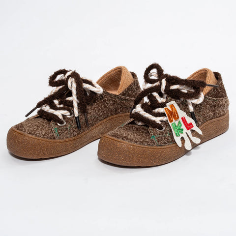 Pantofi Casual din Piele Naturală Texturată