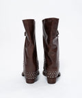 Cizme Western Rock-Chic din Piele Naturală