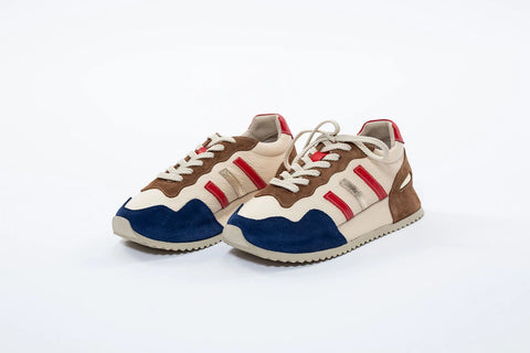 Adidasi din piele,multicolor