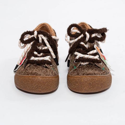 Pantofi Casual din Piele Naturală Texturată