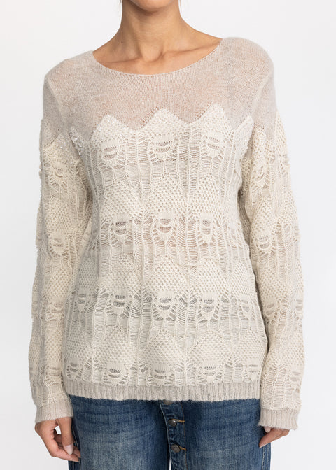 Bluza  tricotata cu textura 5096