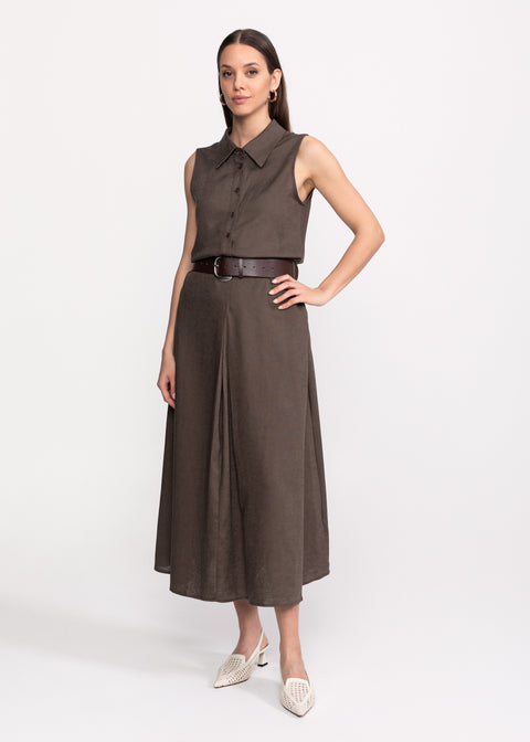 Rochie midi din in