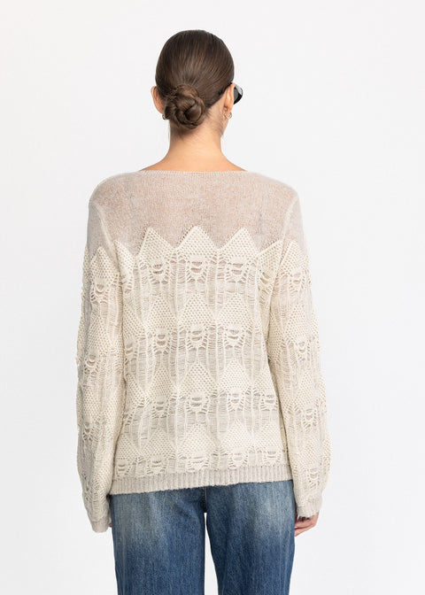 Bluza  tricotata cu textura 5096