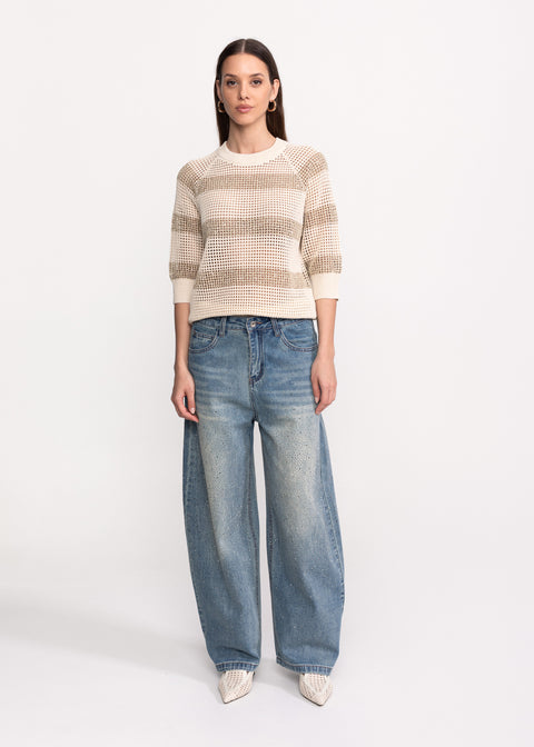 Open-Knit Sweater