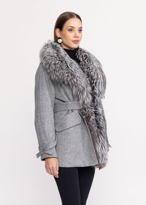 Geaca din lana cu blanita 26737