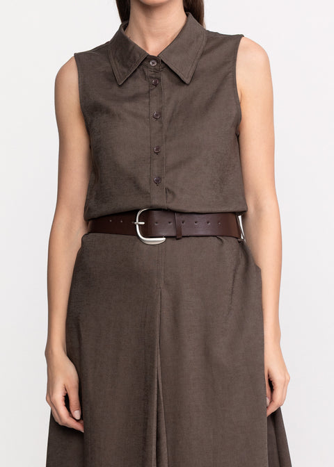 Rochie midi din in