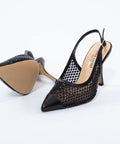 Pantofi eleganți cu plasă și vârf ascuțit – toc subțire 9 cm AnnaLaFaet