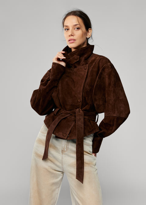Short Suede Jacket