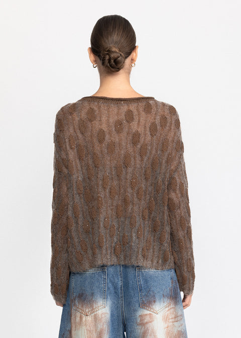 Bluza cu material tricotat 26181