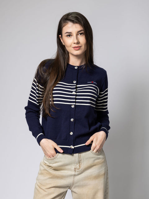Striped Cardigan