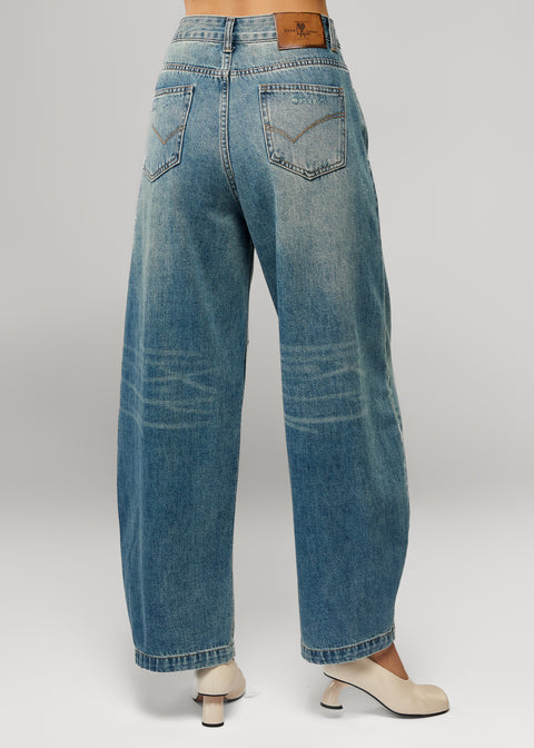 Fashion Wide-Leg Jeans