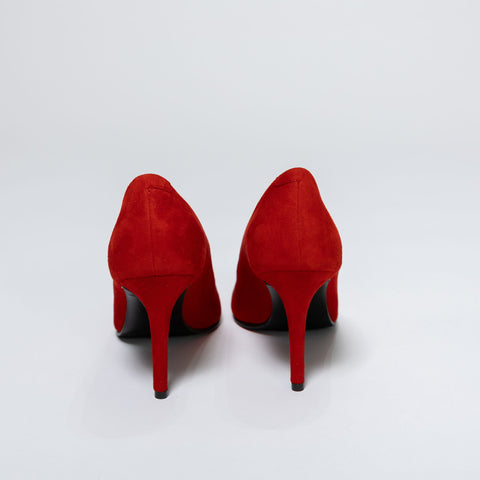 Stiletto Pumps with Decorative Brooch