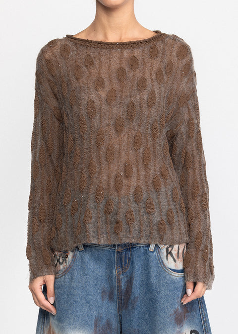 Bluza cu material tricotat 26181
