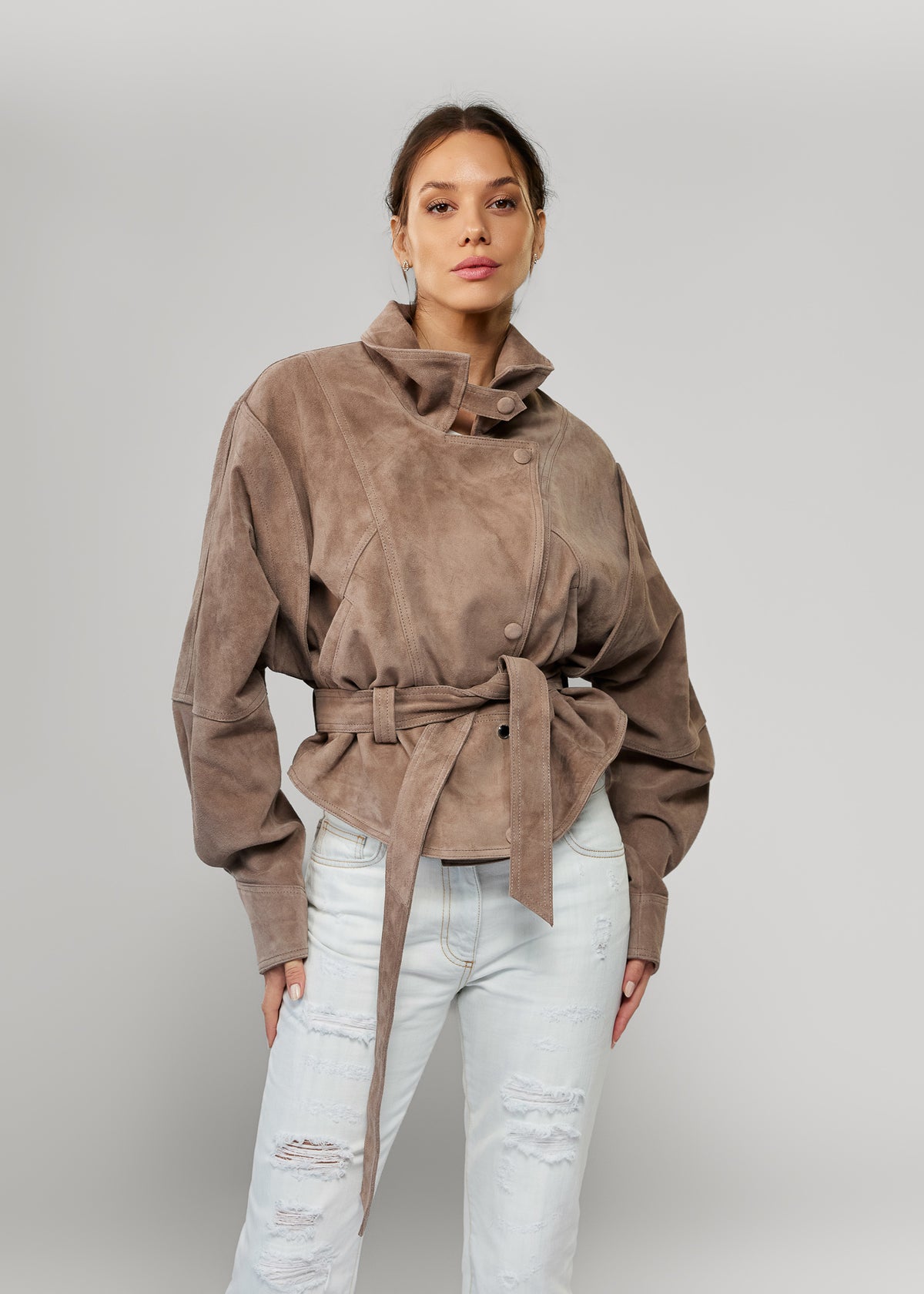 Short Suede Jacket