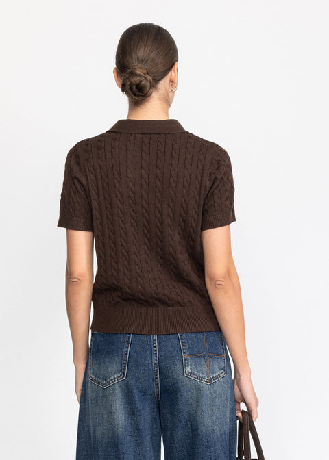 Bluza tricotata cu esarfa