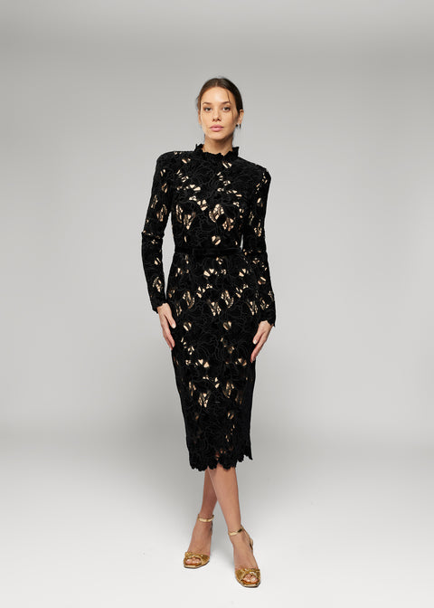 Lace Midi Dress