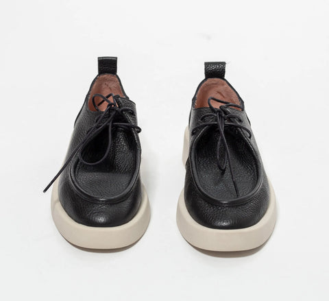 Loafers Negri Lore din piele naturală