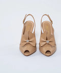 Pantofi din piele naturală nude cu toc înalt de 11 cm – puterea eleganței autentice