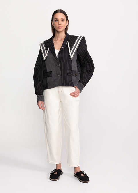 Blazer with Wide Lapels