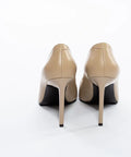 Pantofi stiletto nude cu accesoriu auriu - Annalafaet
