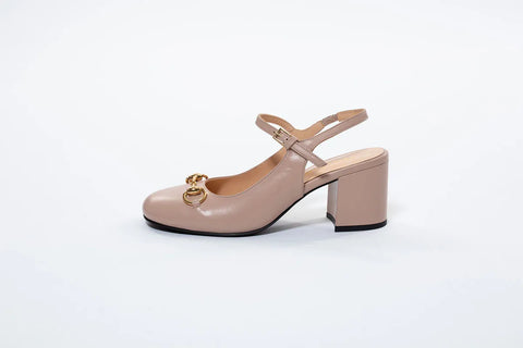 Pantofi decupati la spate,roz poudre