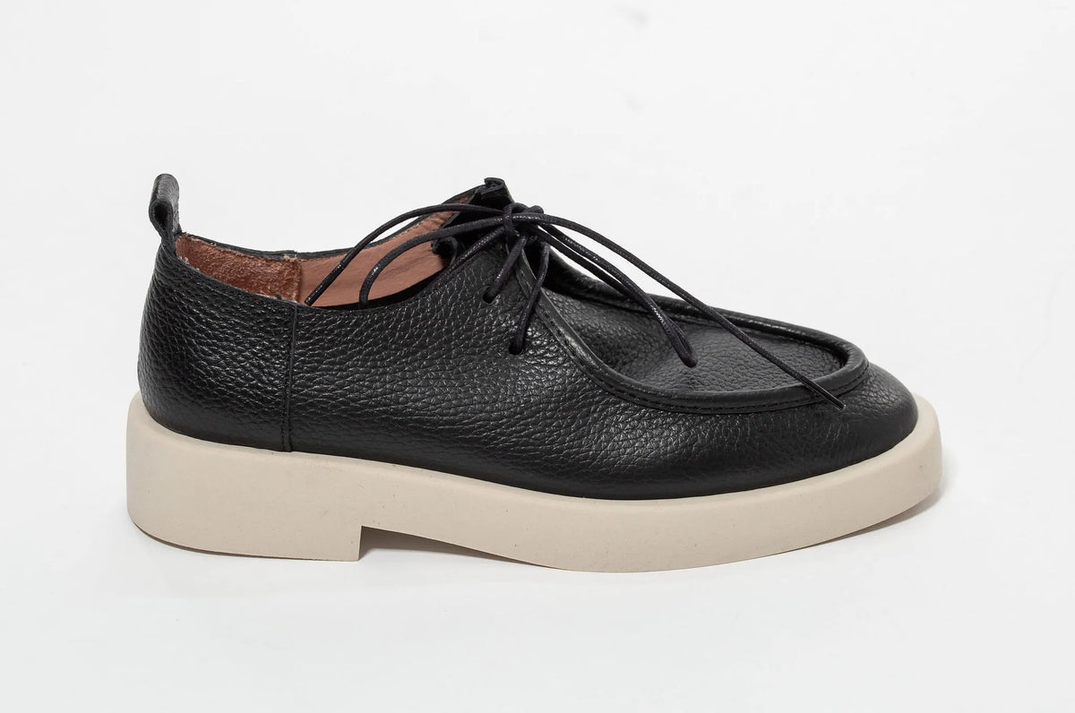 Loafers Negri Lore din piele naturală