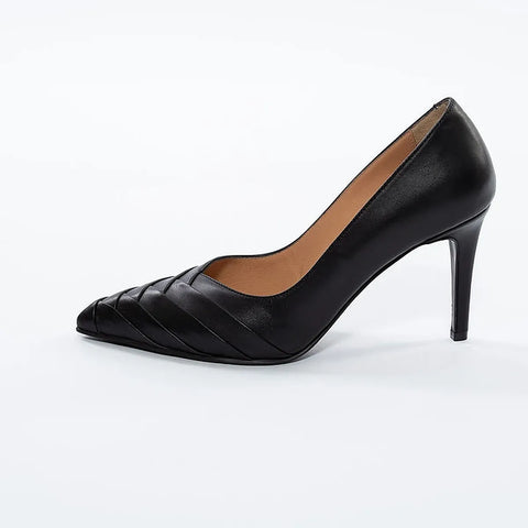 Pantofi negri stiletto