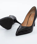 Pantofi negri stiletto