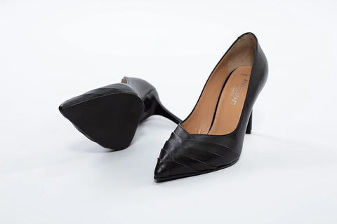 Pantofi negri stiletto