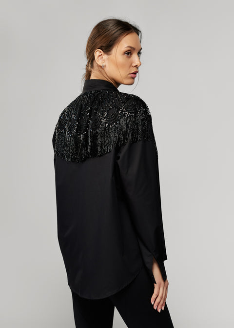 Crystal-Embellished Shirt