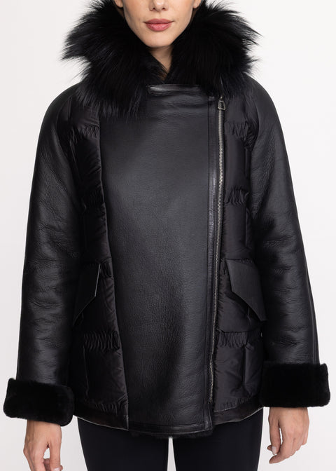 Geaca scurta din Shearling
