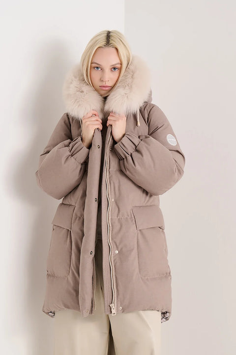 Geaca Lunga Flo&Clo SIENNA TASCA 100