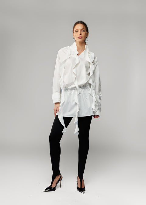Long Ruffle Shirt