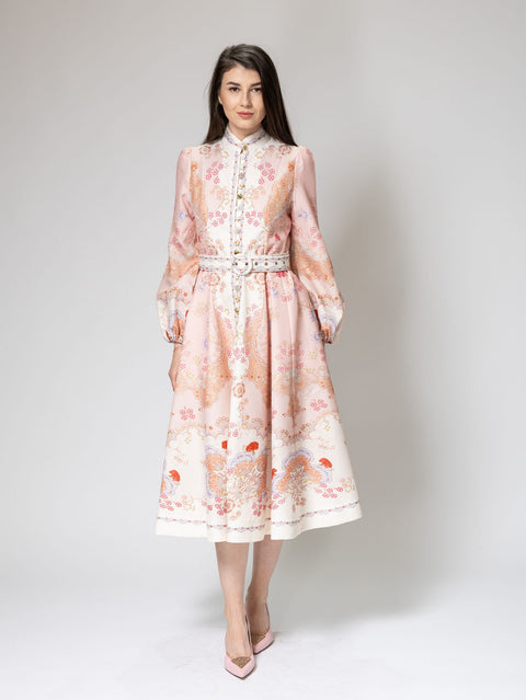 Floral Print Midi Dress