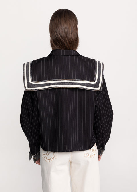 Blazer with Wide Lapels