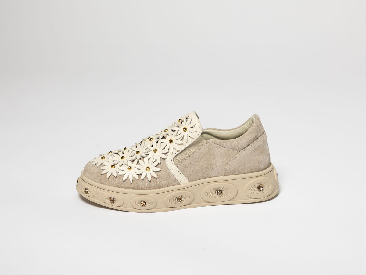 Casual Shoes with Floral Design