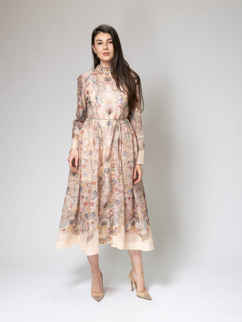 Floral Print Midi Dress