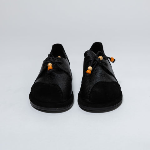 Leather Loafers with Decorative Beads