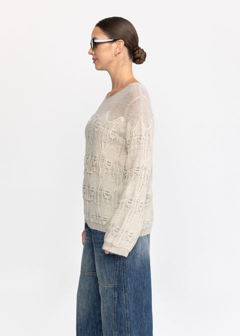 Bluza  tricotata cu textura 5096