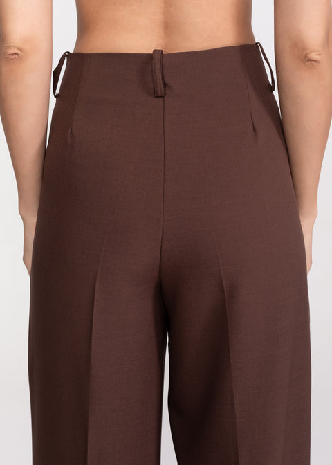 Pantaloni eleganti cu talie inalta