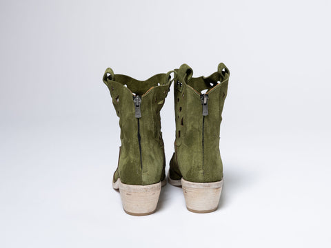Perforated Ankle Boots