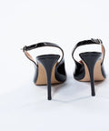 Pantofi verde lac cu vârf metalic auriu și toc subțire de 10 cm – eleganță distinctă AnnaLaFaet