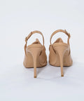 Pantofi din piele naturală nude cu toc înalt de 11 cm – puterea eleganței autentice