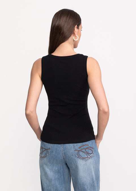 Gold Cherry Tank Top