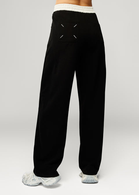 Pantaloni evazati din bumbac
