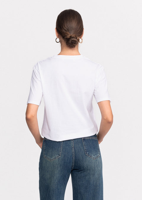Tricou casual din bumbac AnnaLafaet