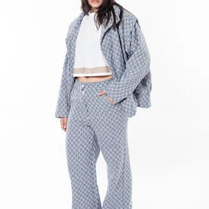 Costum jacheta si pantaloni blue